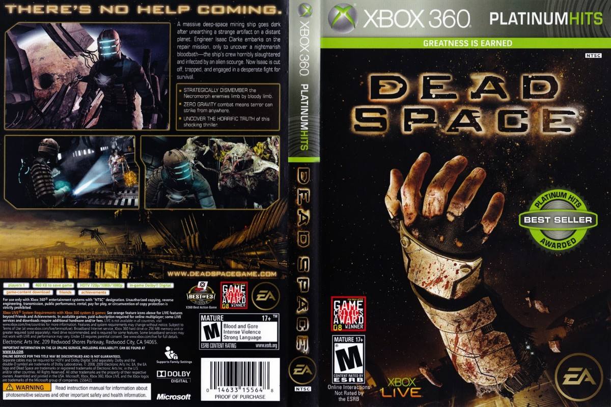 dead space - jogo de terror para xbox 360 - Retro Games
