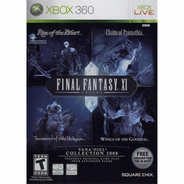 Final Fantasy Xi 11 Online Jogo Rpg Mmo Para Xbox 360 Retro Games